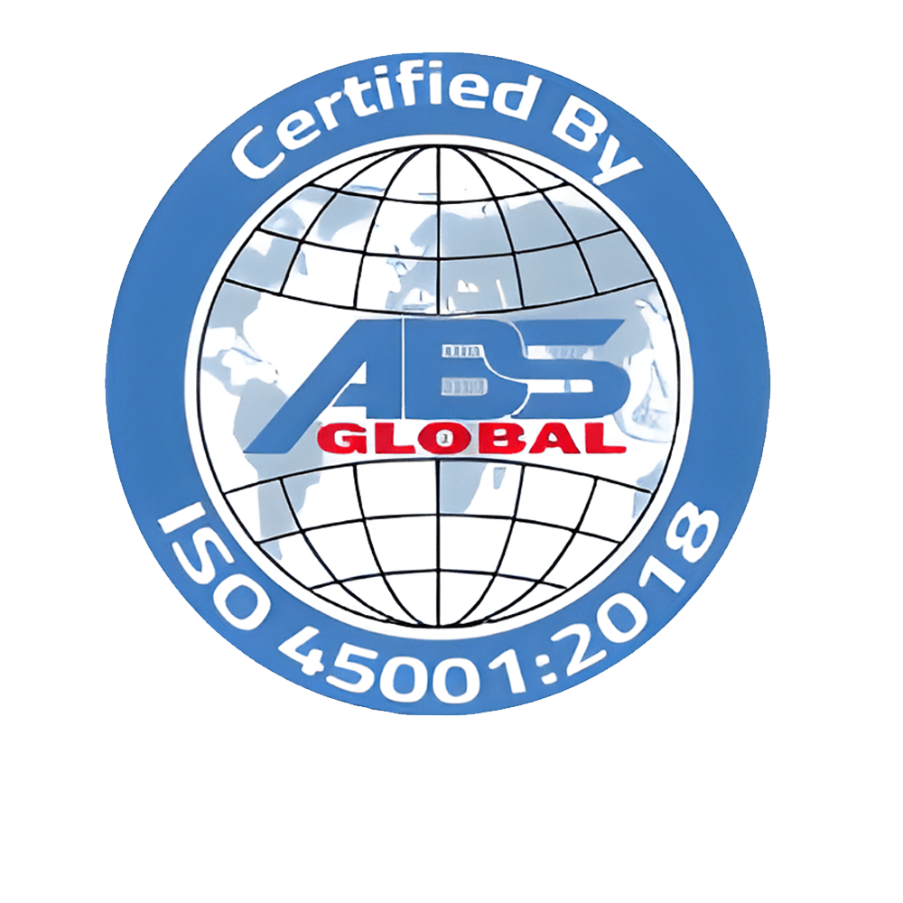 Certified by ABS Global — ISO 45001:2018