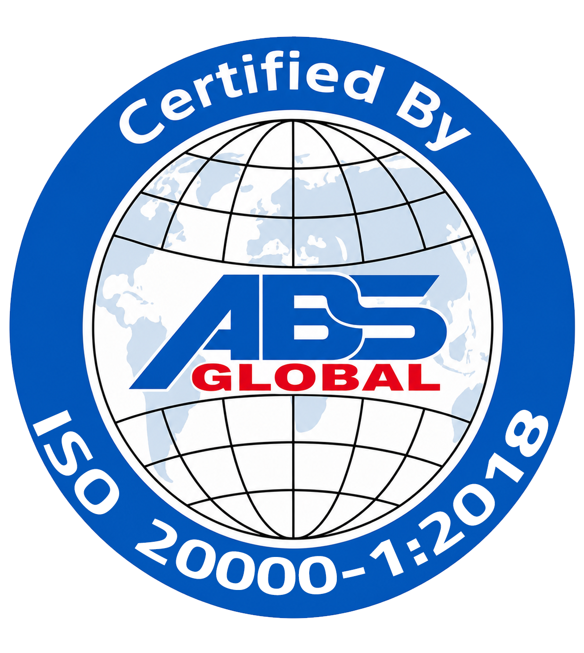 Certified by ABS Global — ISO 20000-1:2018