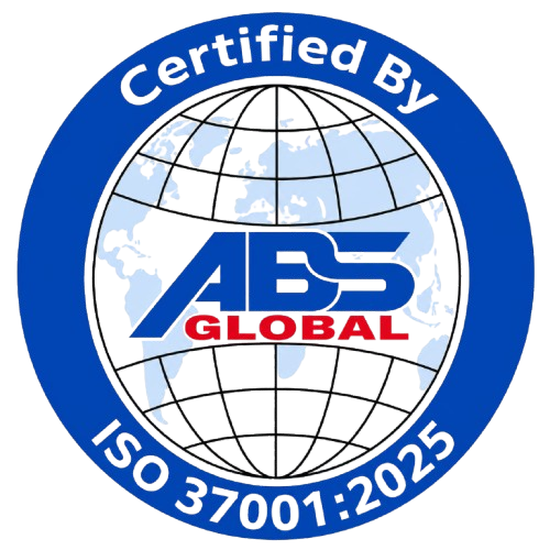 Certified by ABS Global — ISO 37001:2025